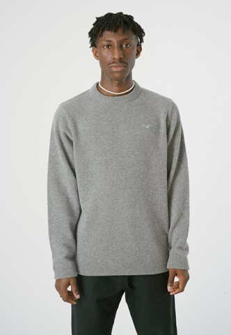 Cleptomanicx Pullover in Grau: Vorderseite