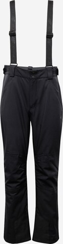 Regular Pantalon de sport 4F en noir : devant