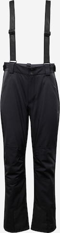 Regular Pantalon de sport 4F en noir : devant