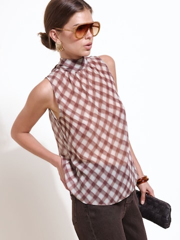 Friends Like These Bluse in Beige: Vorderseite