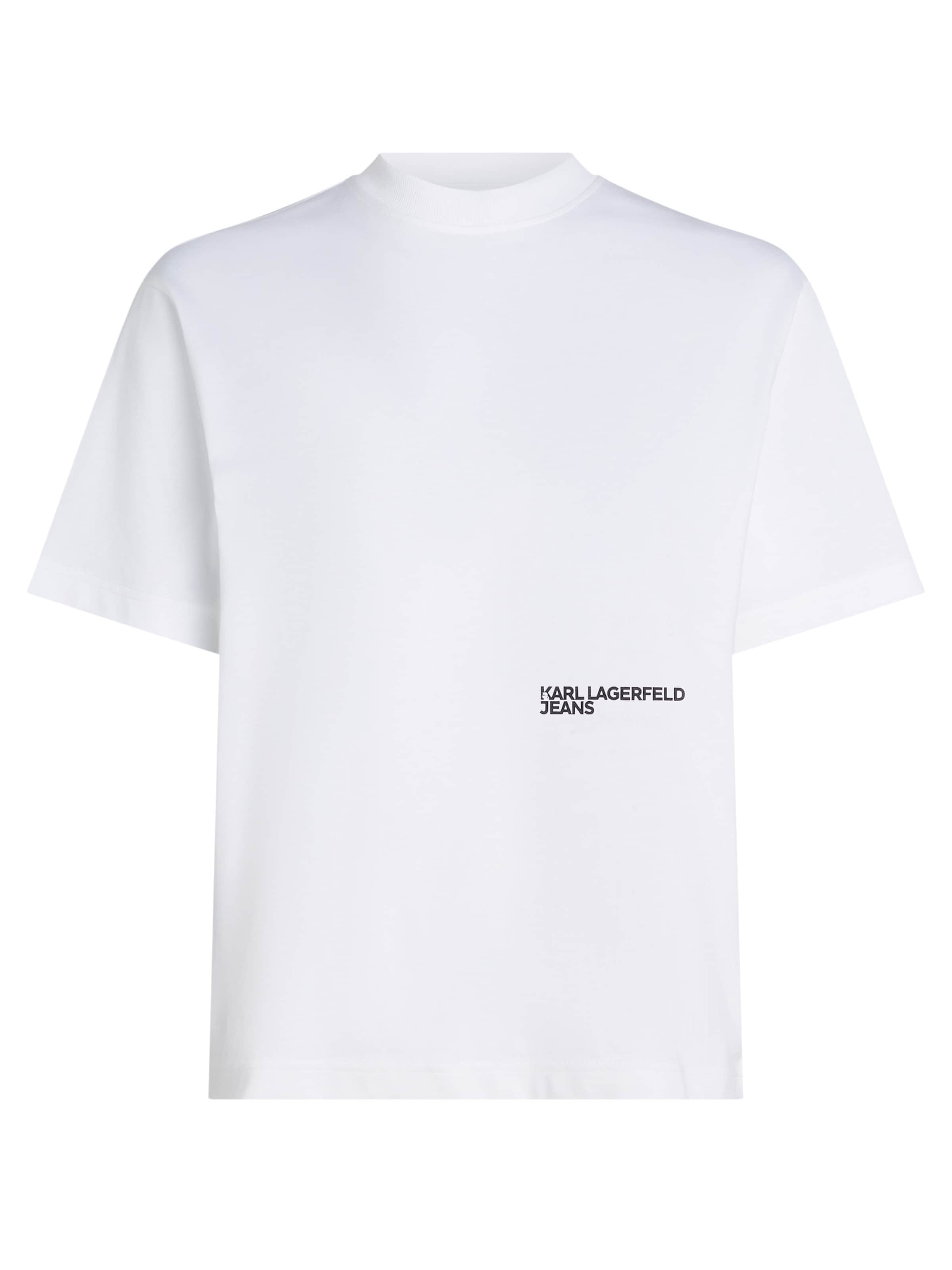 KARL LAGERFELD JEANS Tričko - Biela: predná strana