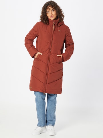 Ragwear Winter Coat 'REBELKA' in Brown