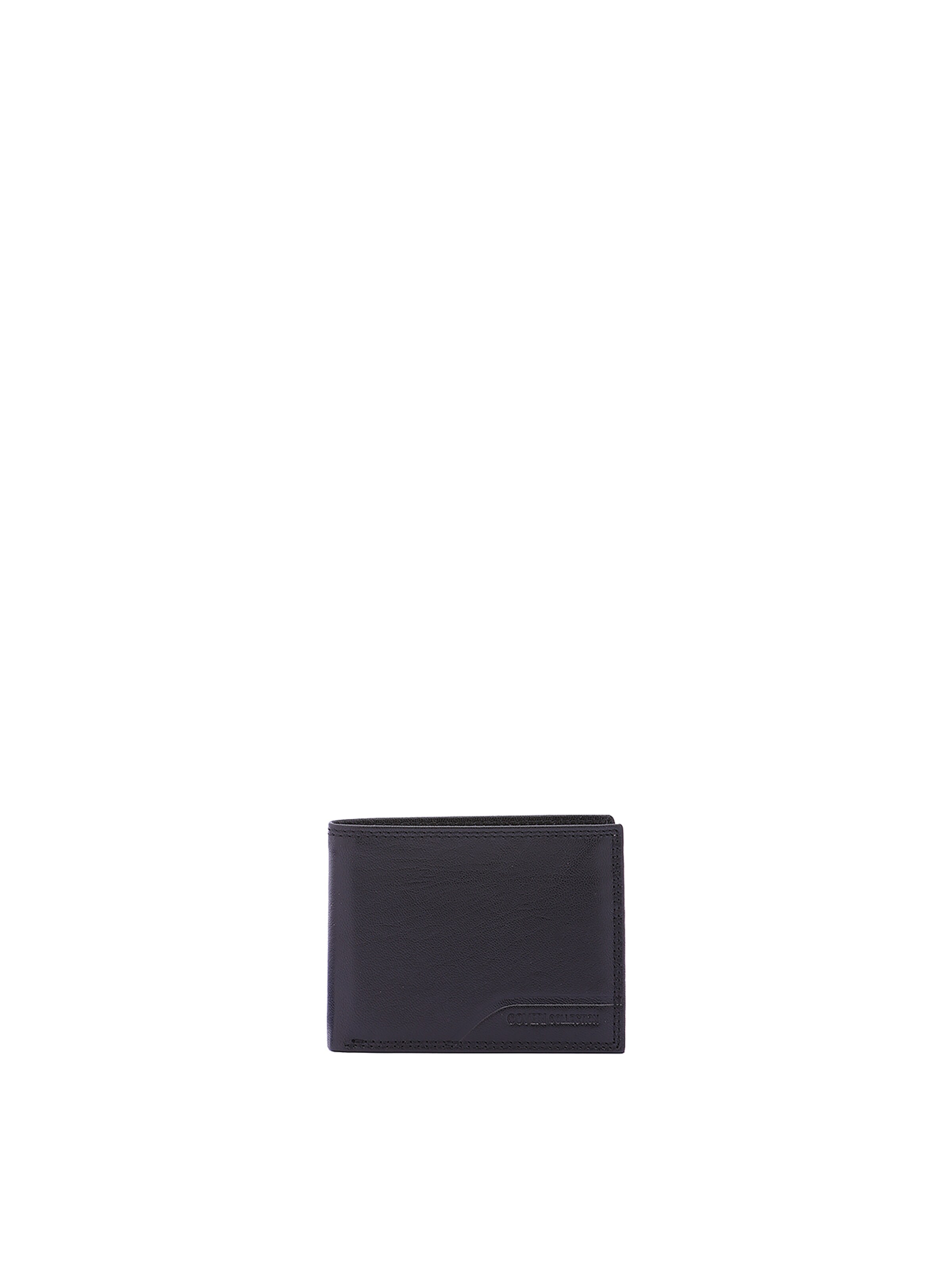 Portamonete di Coveri Collection in nero: frontale