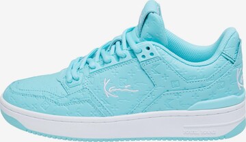 Sneaker bassa di Karl Kani in blu: frontale