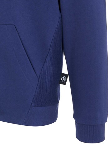 ICEBERG Zip-Up Hoodie in Blue