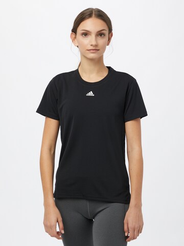 ADIDAS SPORTSWEARSkinny Tehnička sportska majica 'NECESSI' - crna boja: prednji dio