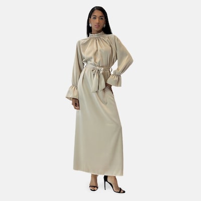 Elara Dress 'Abaya' in 34-42 in Beige, Item view