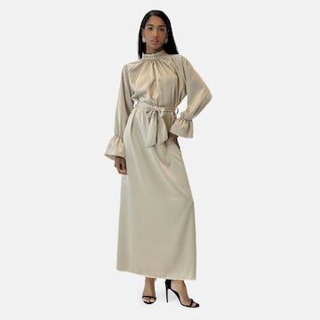 Elara Jurk 'Abaya' in Beige: voorkant
