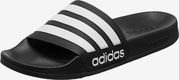 ADIDAS SPORTSWEAR Beach & Pool Shoes 'Adilette' in Black: front