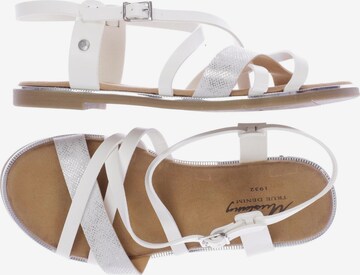 MUSTANG Sandals & High-Heeled Sandals in 38 in White: front