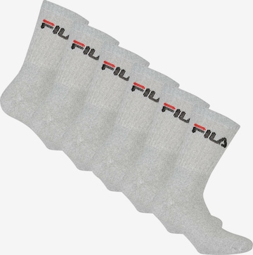 Chaussettes FILA en gris : devant