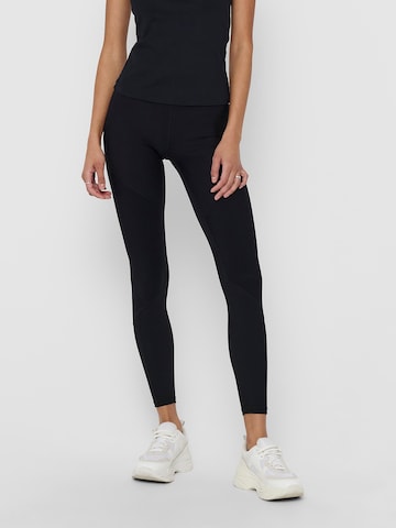 ONLY PLAY Skinny Workout Pants 'Jana' in Black: front