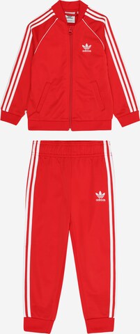 Survêtement 'Adicolor Sst' ADIDAS ORIGINALS en rouge : devant