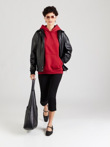 WEEKDAY Sweatshirt in Rood
