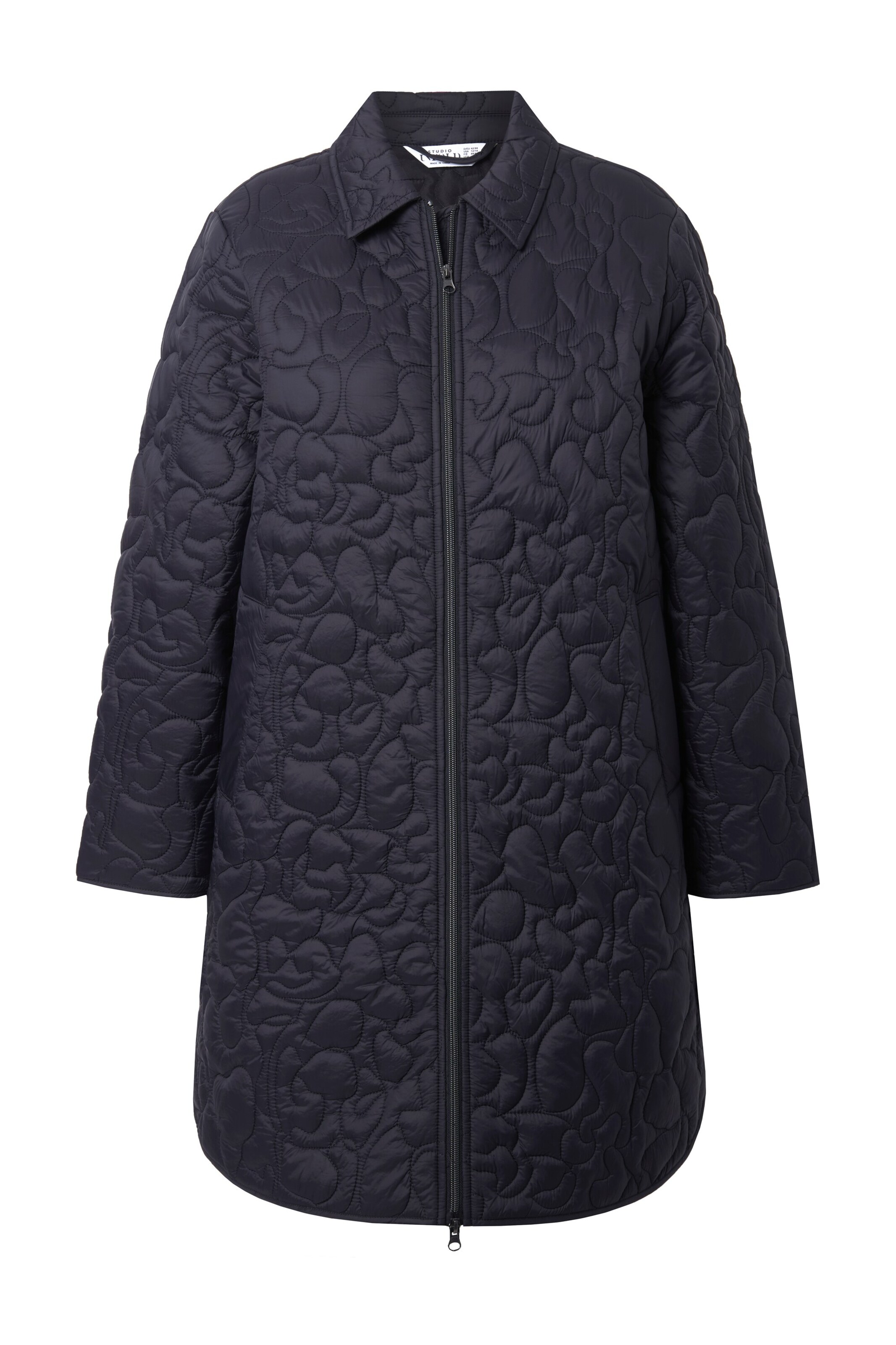 Studio Untold Mantel in Schwarz: Vorderseite