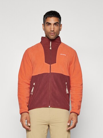 COLUMBIA Athletic Fleece Jacket 'Sequoia Grove™' in Orange: front