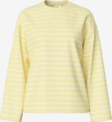 Maglietta 'PCSADIE BARREL' di PIECES in beige: frontale