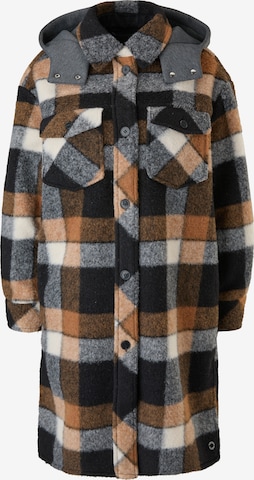 s.Oliver Between-Seasons Coat in Brown: front