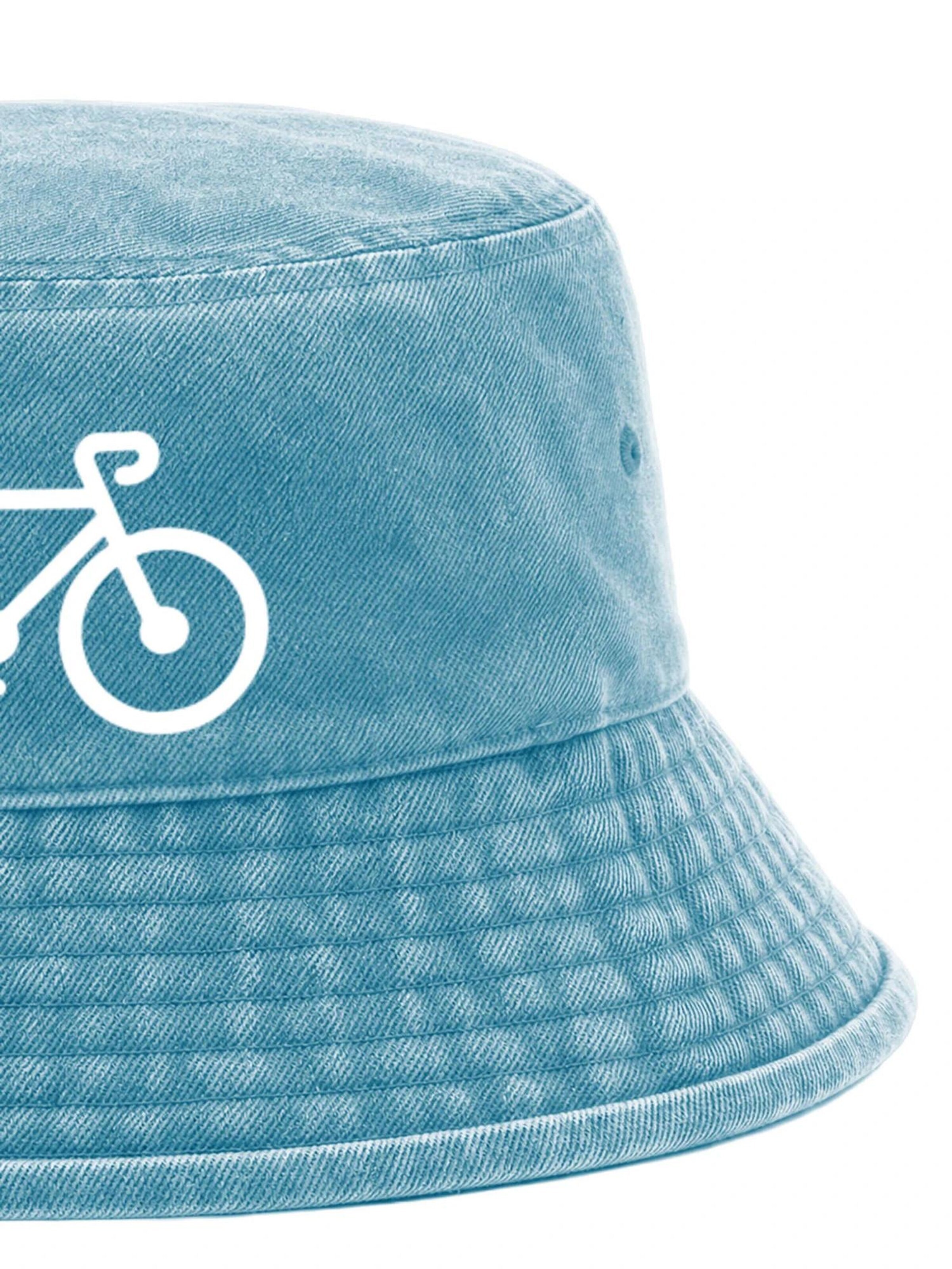 Neverless Hat 'Fahrrad' in Blue