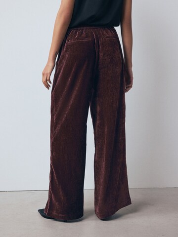 Next Wide Leg Hose in Rot