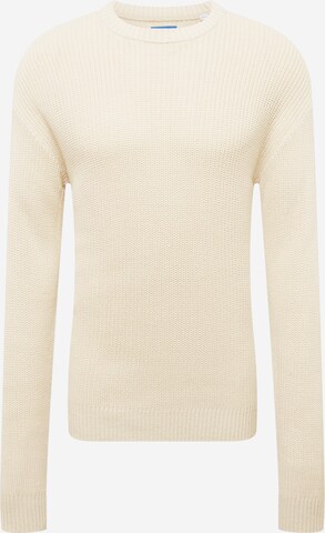 JACK & JONES Sweater 'BRINK' in Grey: front