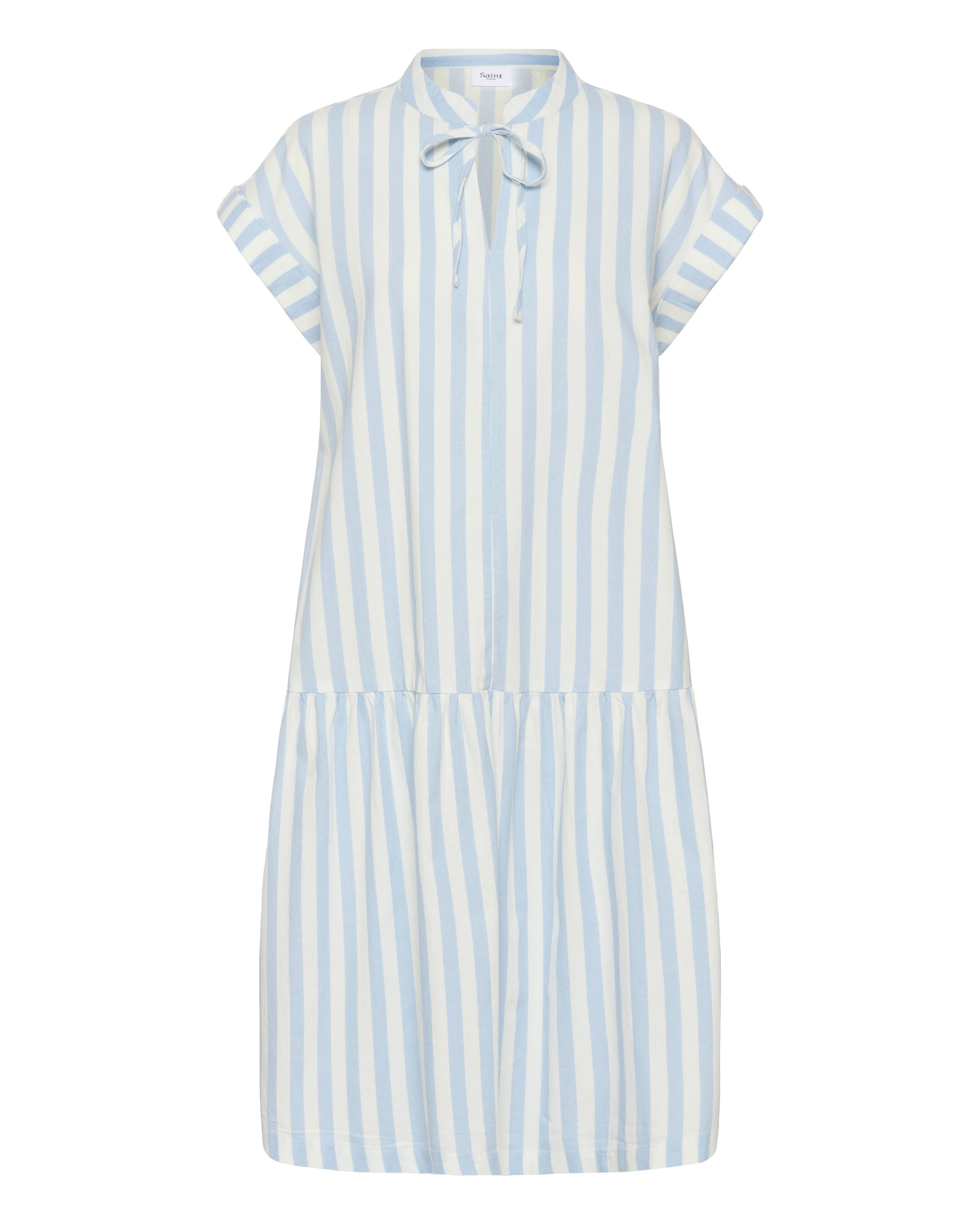SAINT TROPEZ Jurk 'ZalindaSZ' in Blauw: voorkant