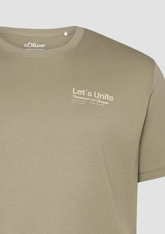 T-Shirt s.Oliver en vert