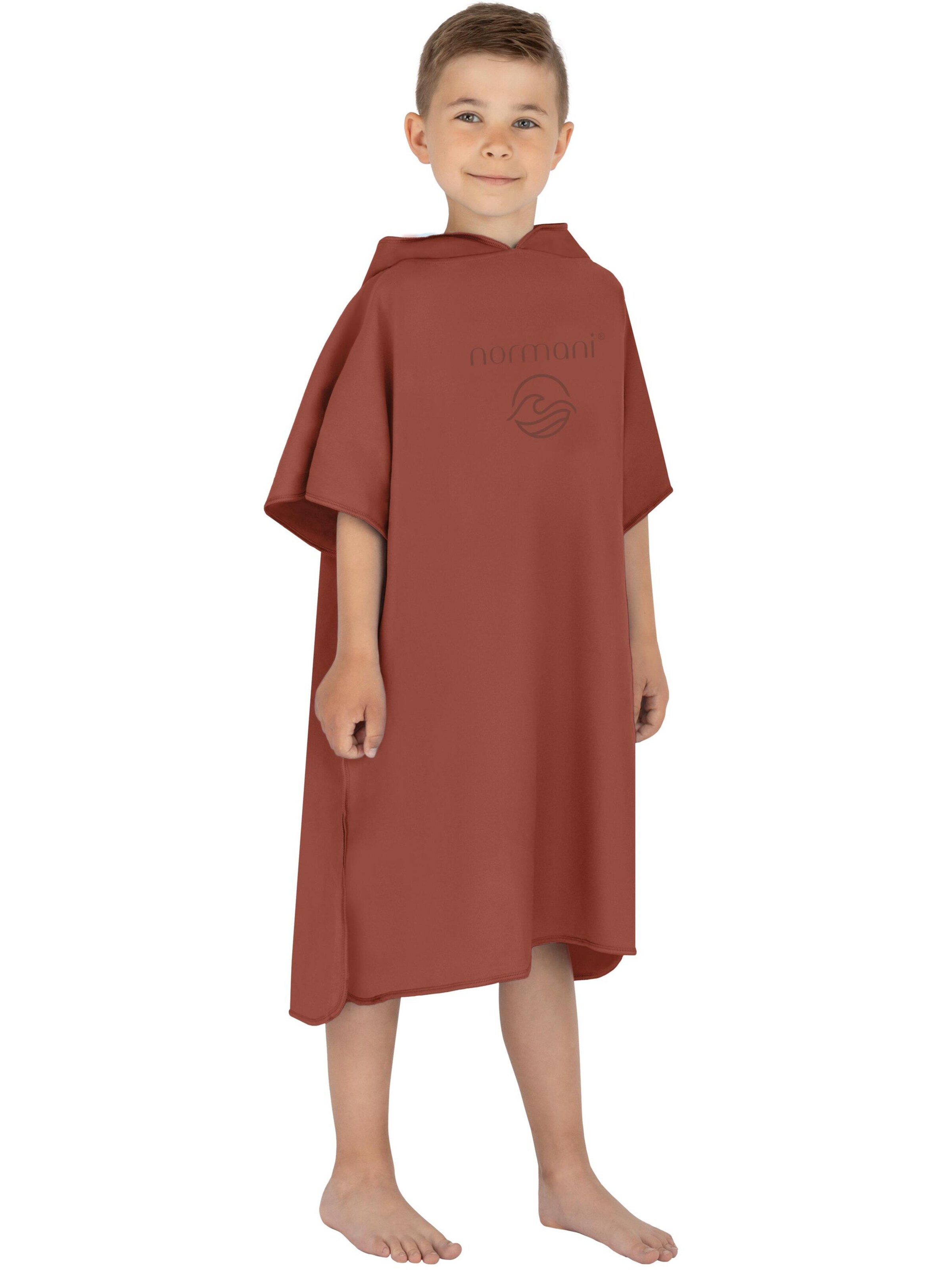 normani Bathrobe 'Manati' in Red: front