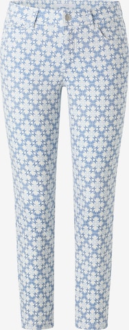 Angels Slimfit Broek 'Ornella' in Blauw: voorkant