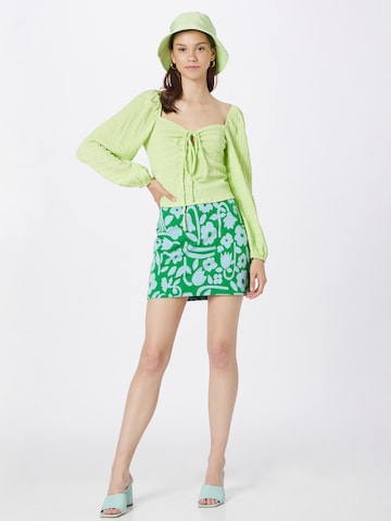 Monki Blouse in Green