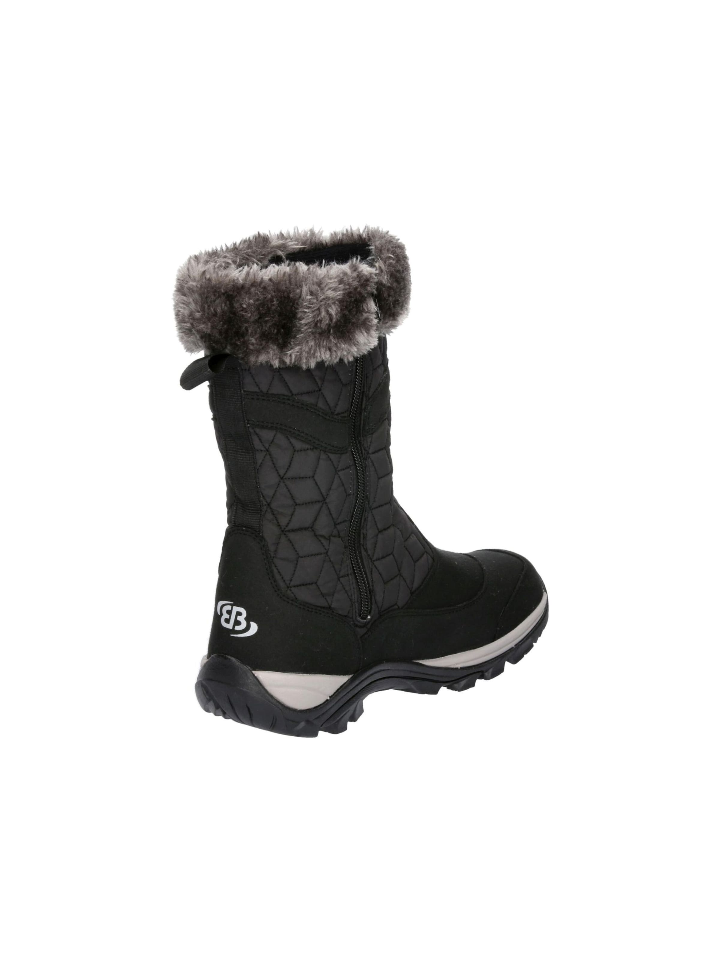 Brütting Snowboots 'Elisa' in Zwart