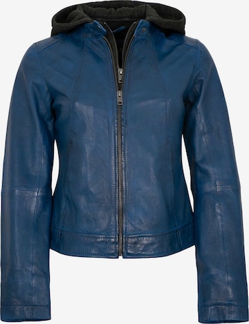 Jilani Between-Season Jacket 'Ashley' in Blue: front
