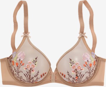 LASCANA T-shirt Bra in Beige: front