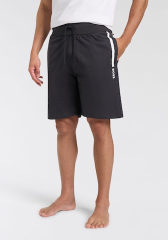 BOSS - regular Pantalón en negro: frente