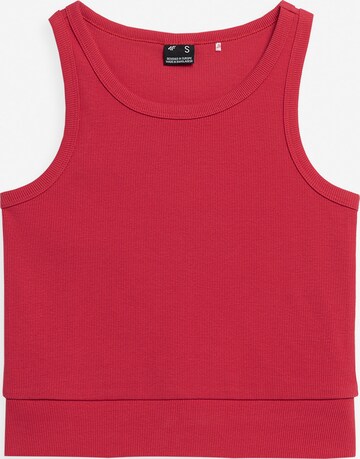 4F Sports top in Red: front