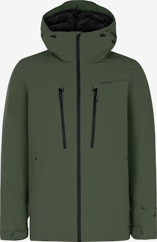 PROTEST Sportjacke 'PRTTIMOTHY' in Grün: Vorderseite