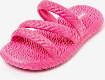 Brasileras Pantolette 'Sira' in Pink: Vorderseite
