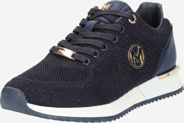 MEXX Sneakers laag 'Gitte Glitter' in Blauw: voorkant