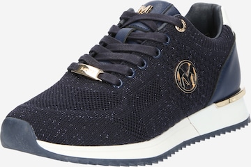 MEXX Sneakers laag 'Gitte Glitter' in Blauw: voorkant