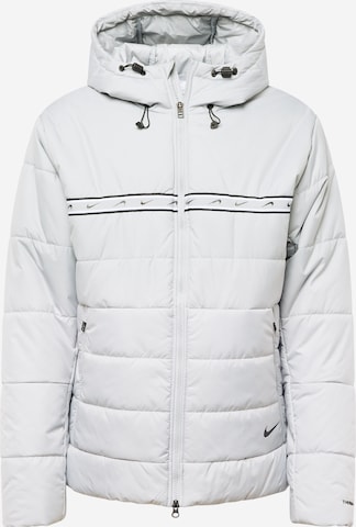 Veste mi-saison 'REPEAT' Nike Sportswear en gris : devant