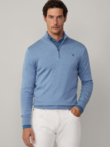 Hackett London Pullover in Blau: Vorderseite