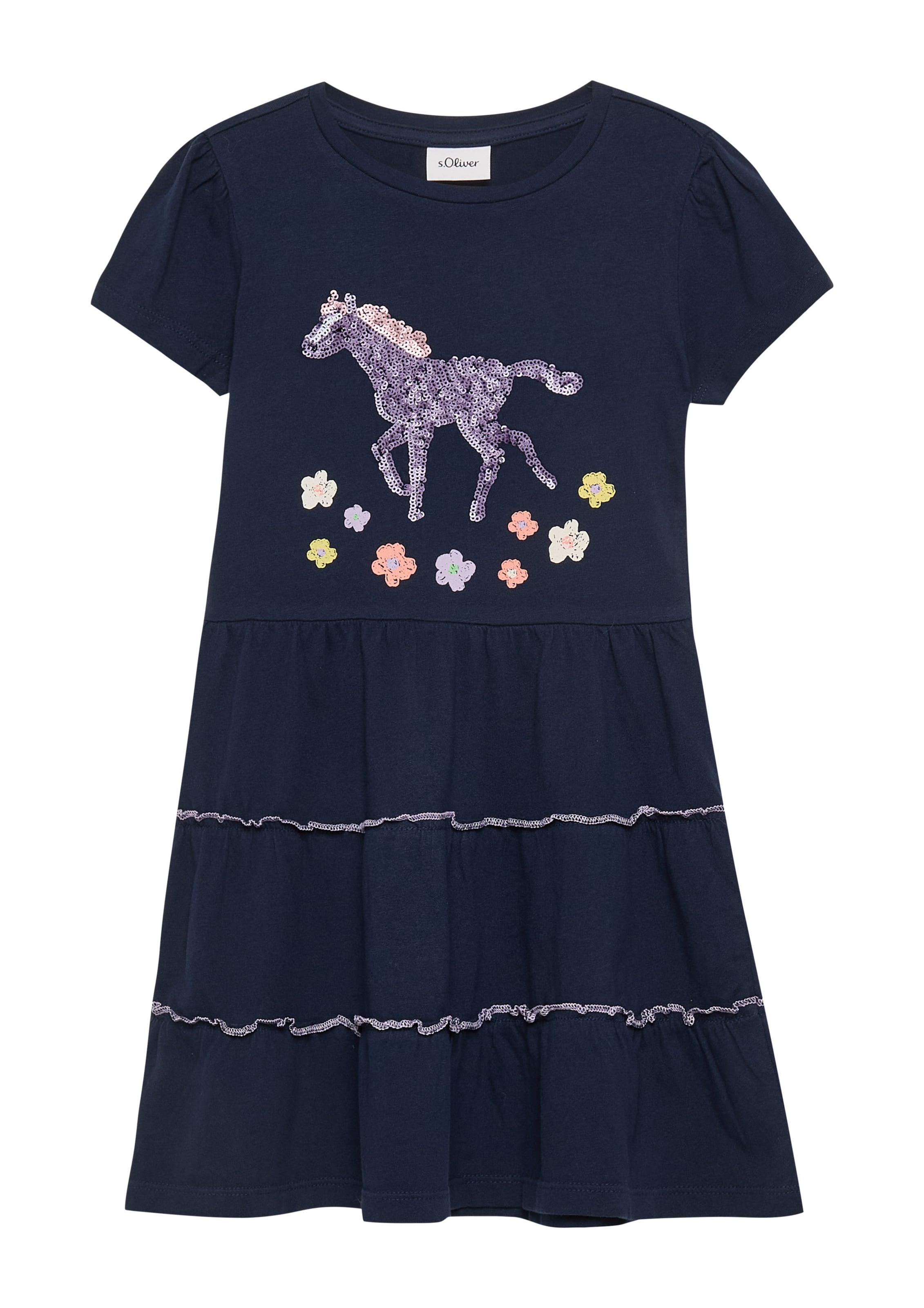 s.Oliver Dress in Blue: front