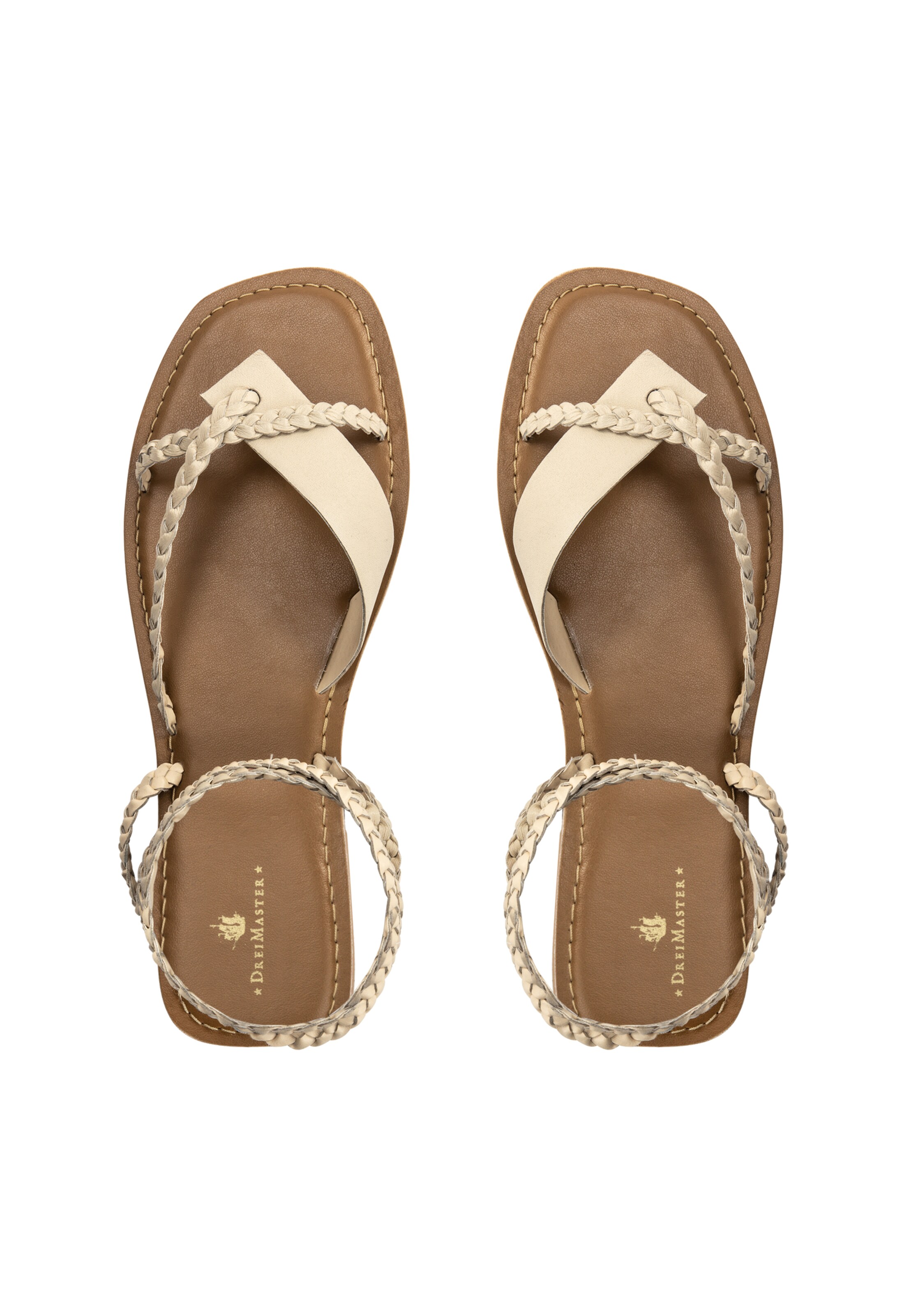 DreiMaster Vintage Pántos szandál - bézs