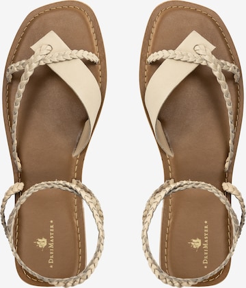 DreiMaster Vintage Strap Sandals in Beige