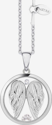 Astra Necklace in Silver: front