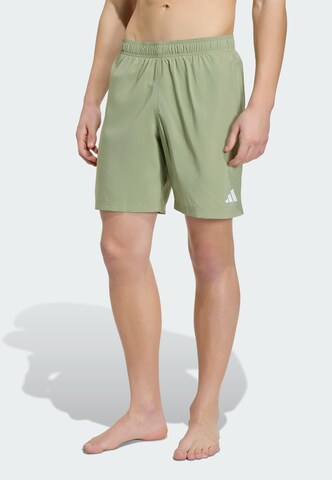 ADIDAS SPORTSWEAR - Calções de surf 'Ess' em verde: frente