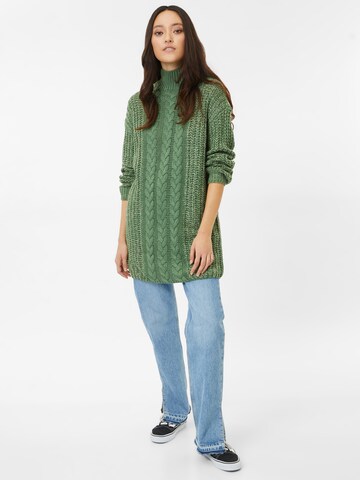 Noisy may Knitted dress 'LORI' in Green