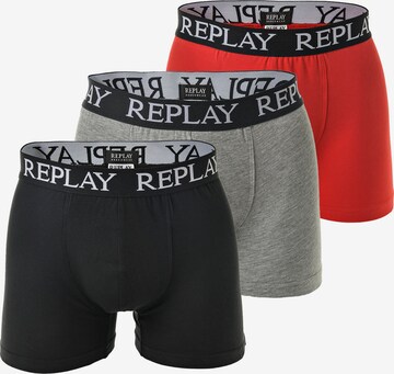 Boxer di REPLAY in grigio: frontale