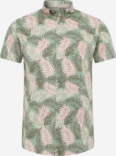 !Solid Hemd in khaki / oliv / pastellpink, Produktansicht