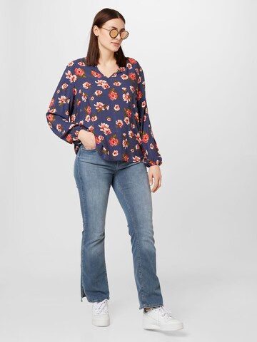 EVOKED - Blusa 'RIKKI' en azul